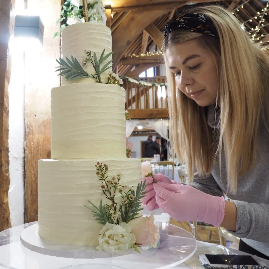 Abby, founder of Wedly and owner of Bakebella wedding cakes